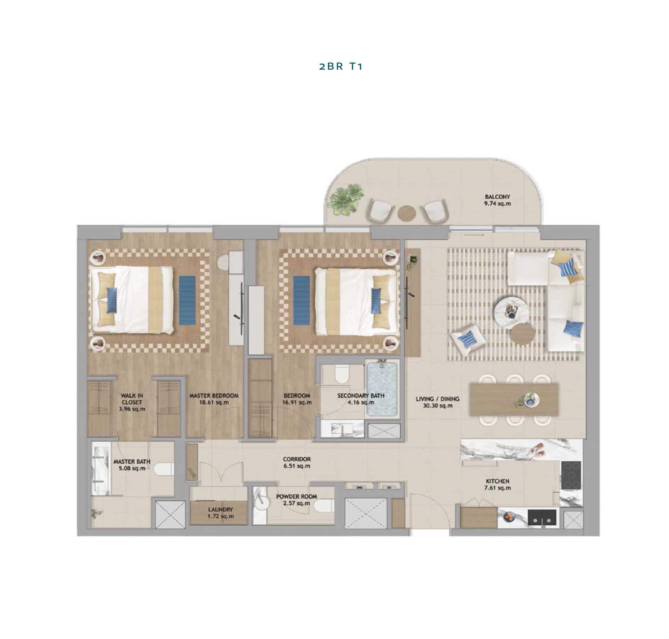 Aldar Fahid Beach House floor plan 4