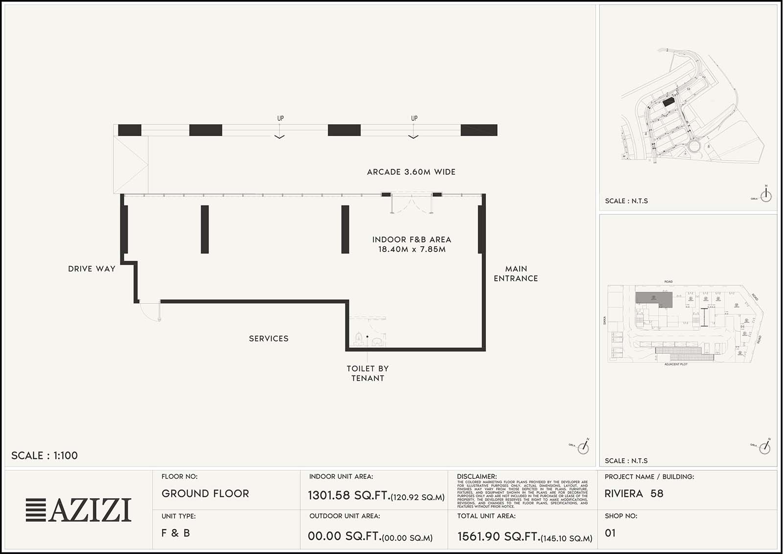 Azizi Riviera 58 floor plan 6