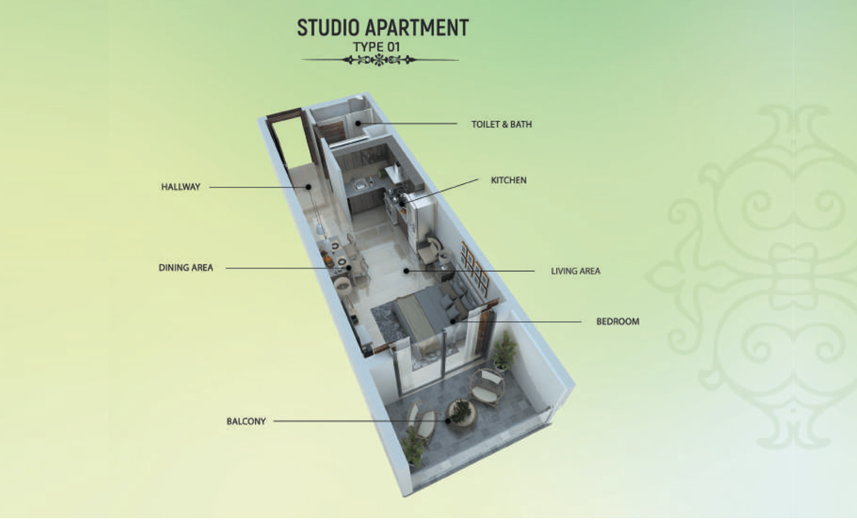 Samana Greens floor plan 1