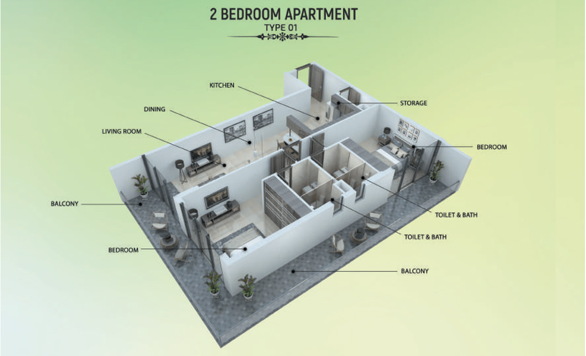 Samana Greens floor plan 4