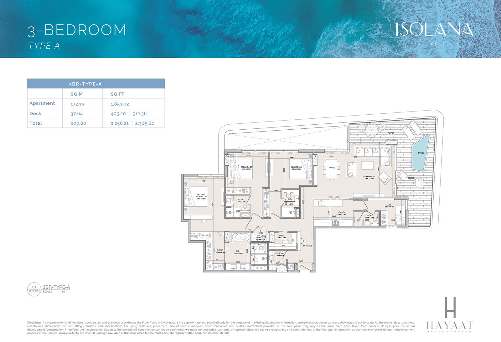 Isolana Residences Dubai Islands floor plan 4