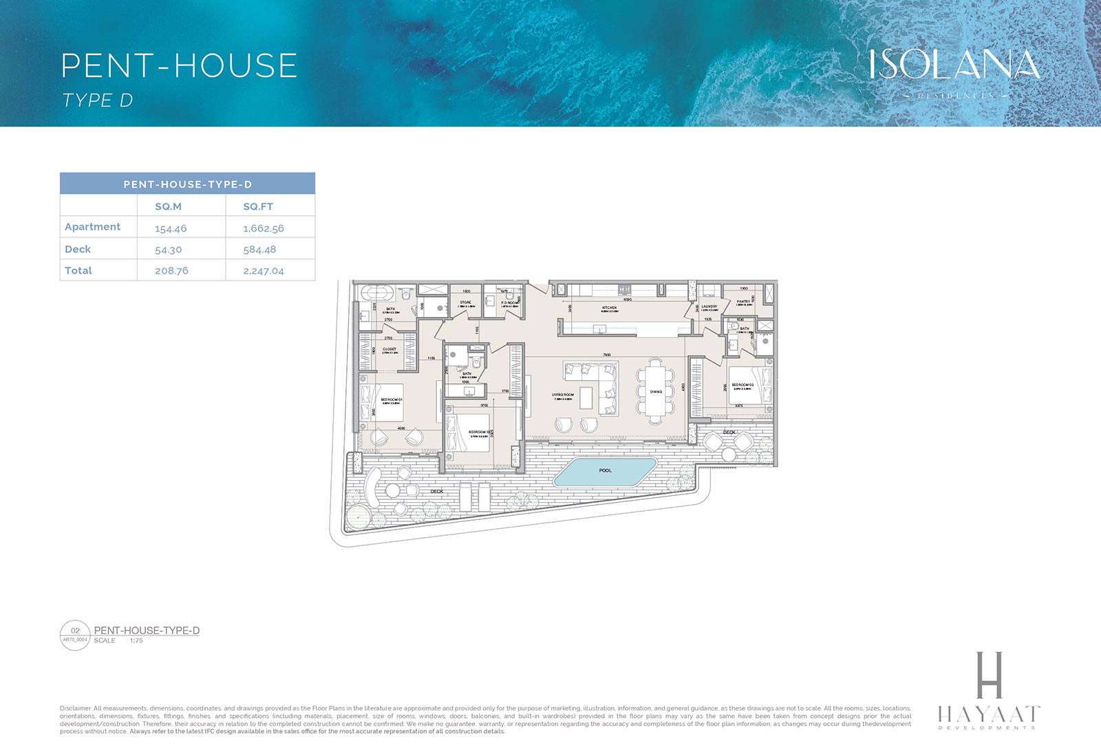 Isolana Residences Dubai Islands floor plan 5