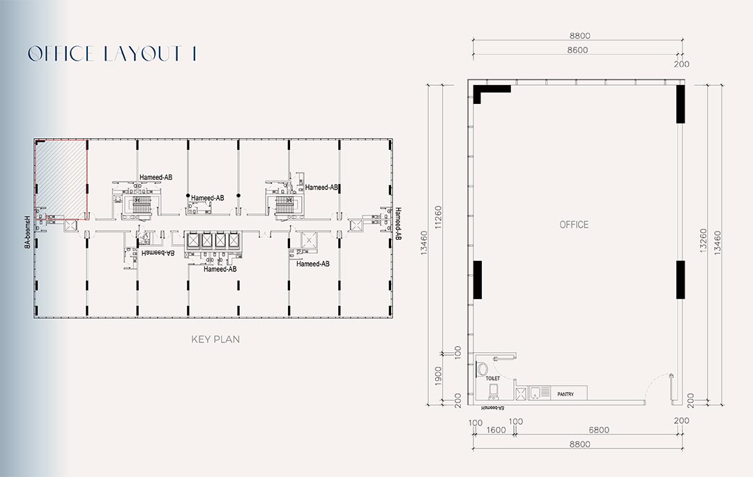 Tomorrow Commercial Tower floor plan 1