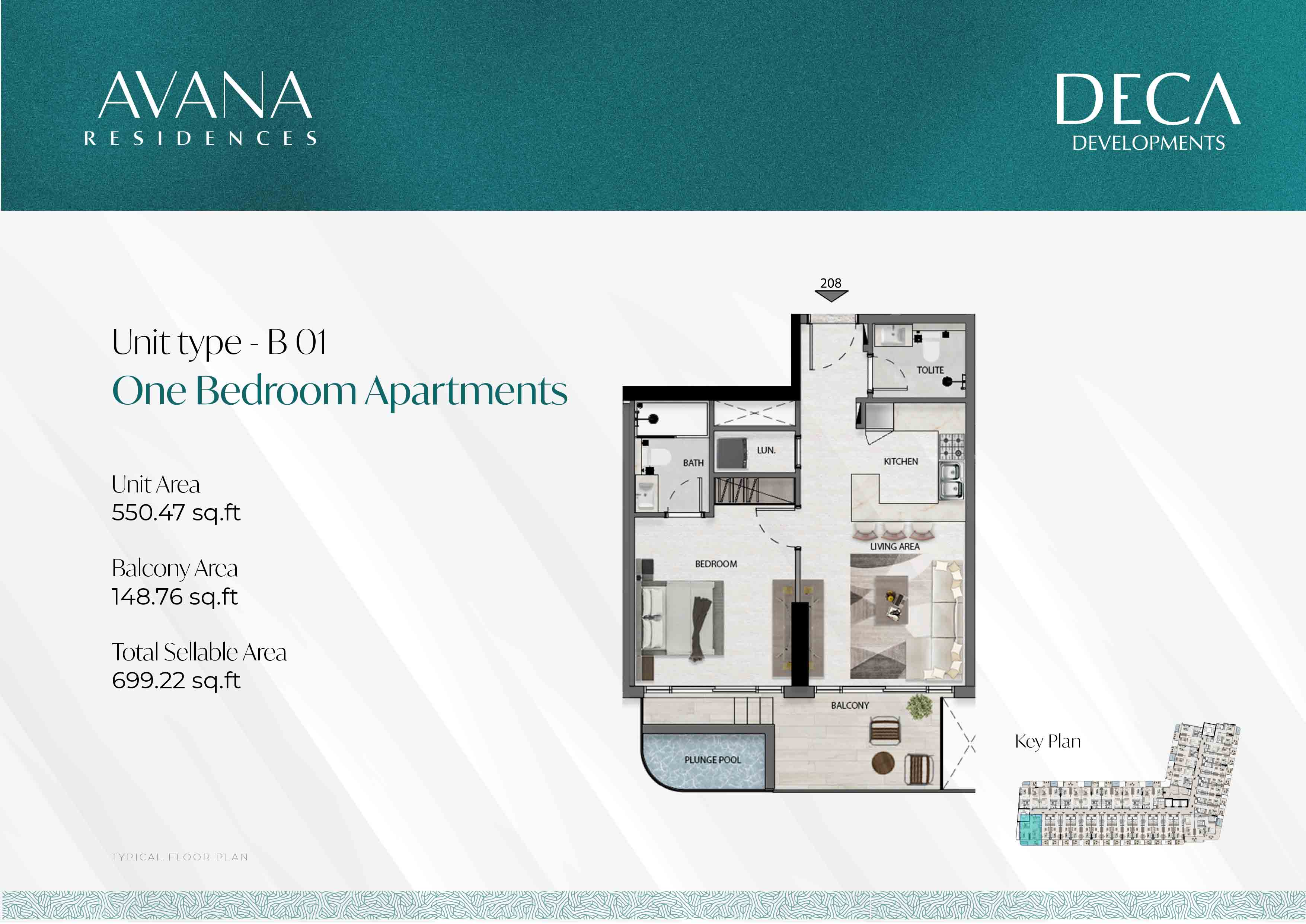 Avana Residences at JVC floor plan 2