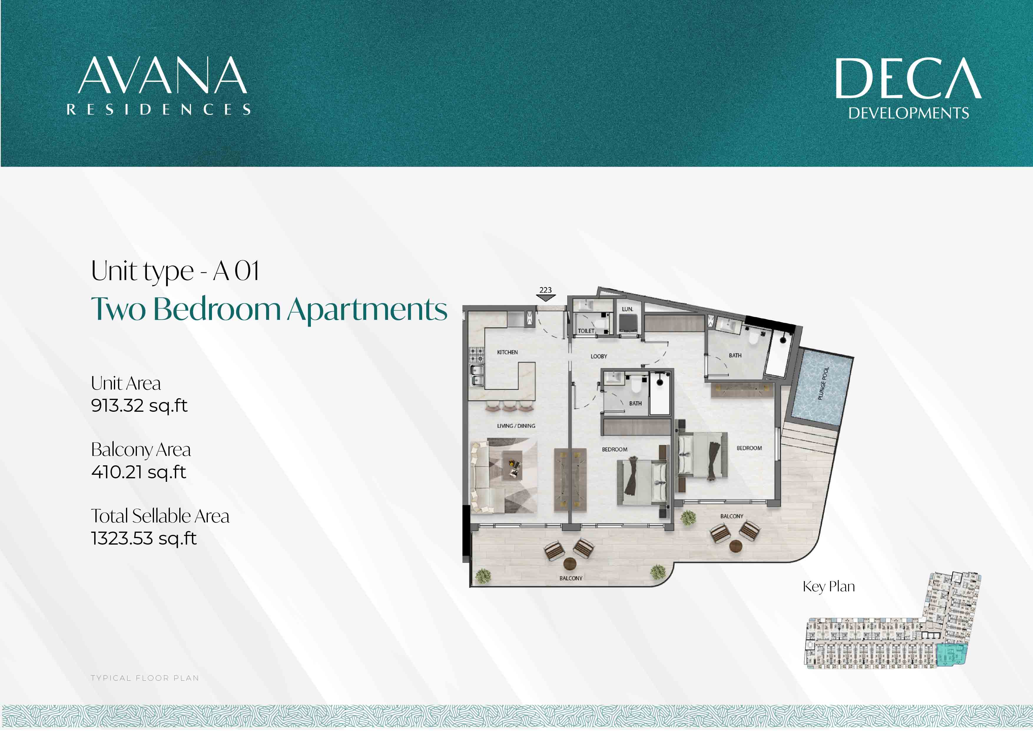 Avana Residences at JVC floor plan 3