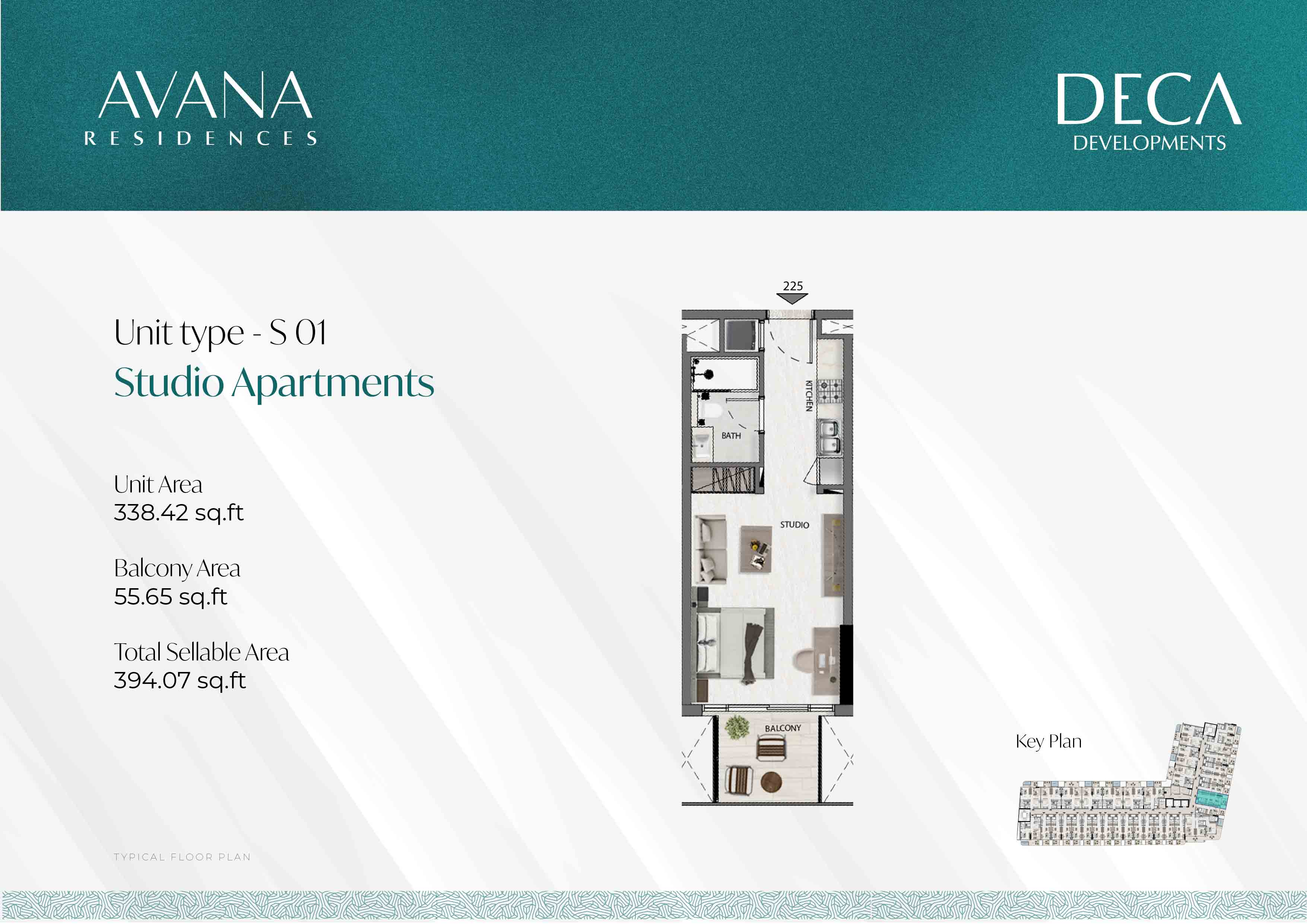 Avana Residences at JVC floor plan 1