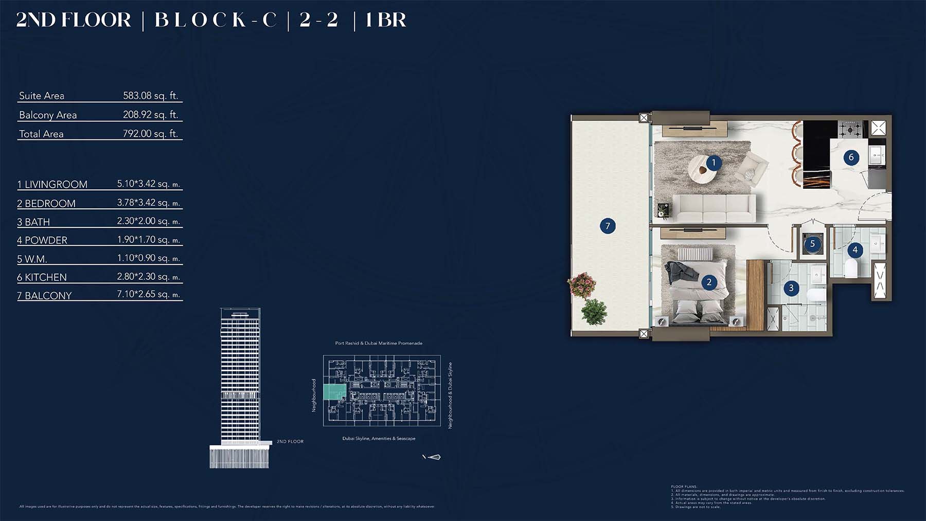 Franck Muller Yachting floor plan 2