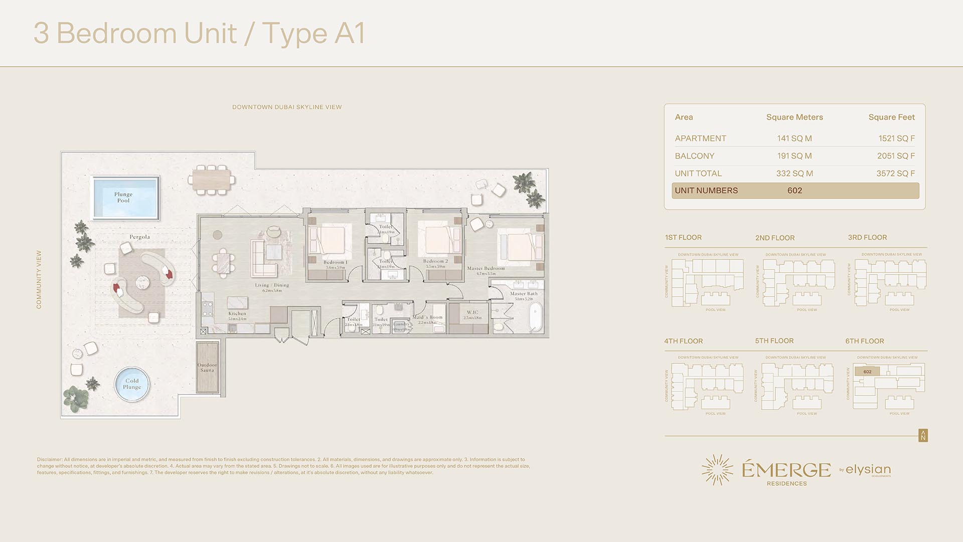 Emerge Residences floor plan 3