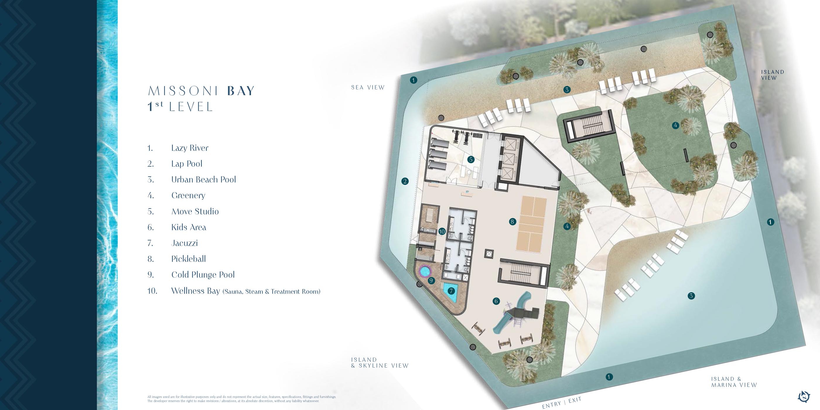 Octa Isle Interiors by Missoni floor plan 1
