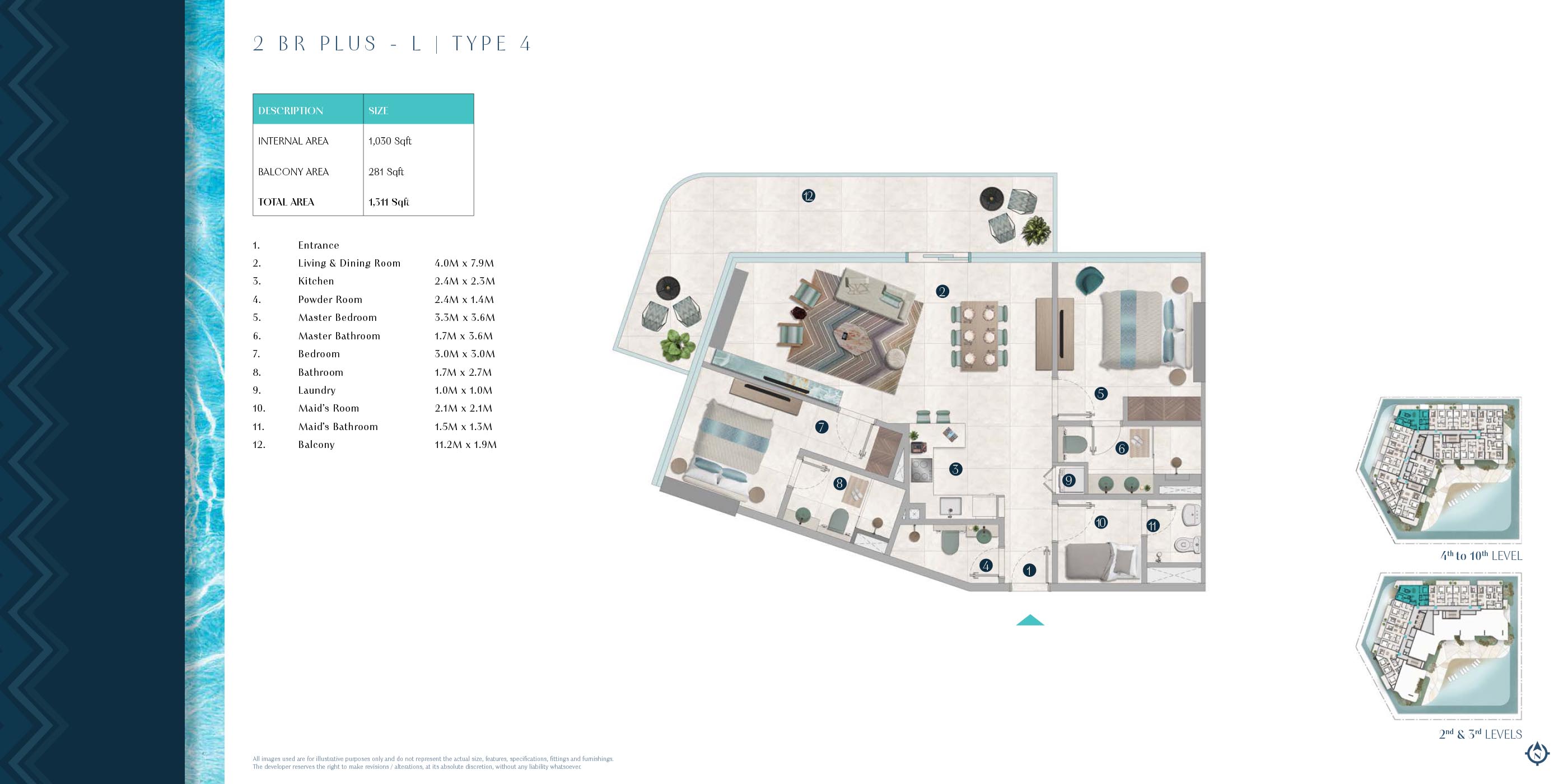 Octa Isle Interiors by Missoni floor plan 2