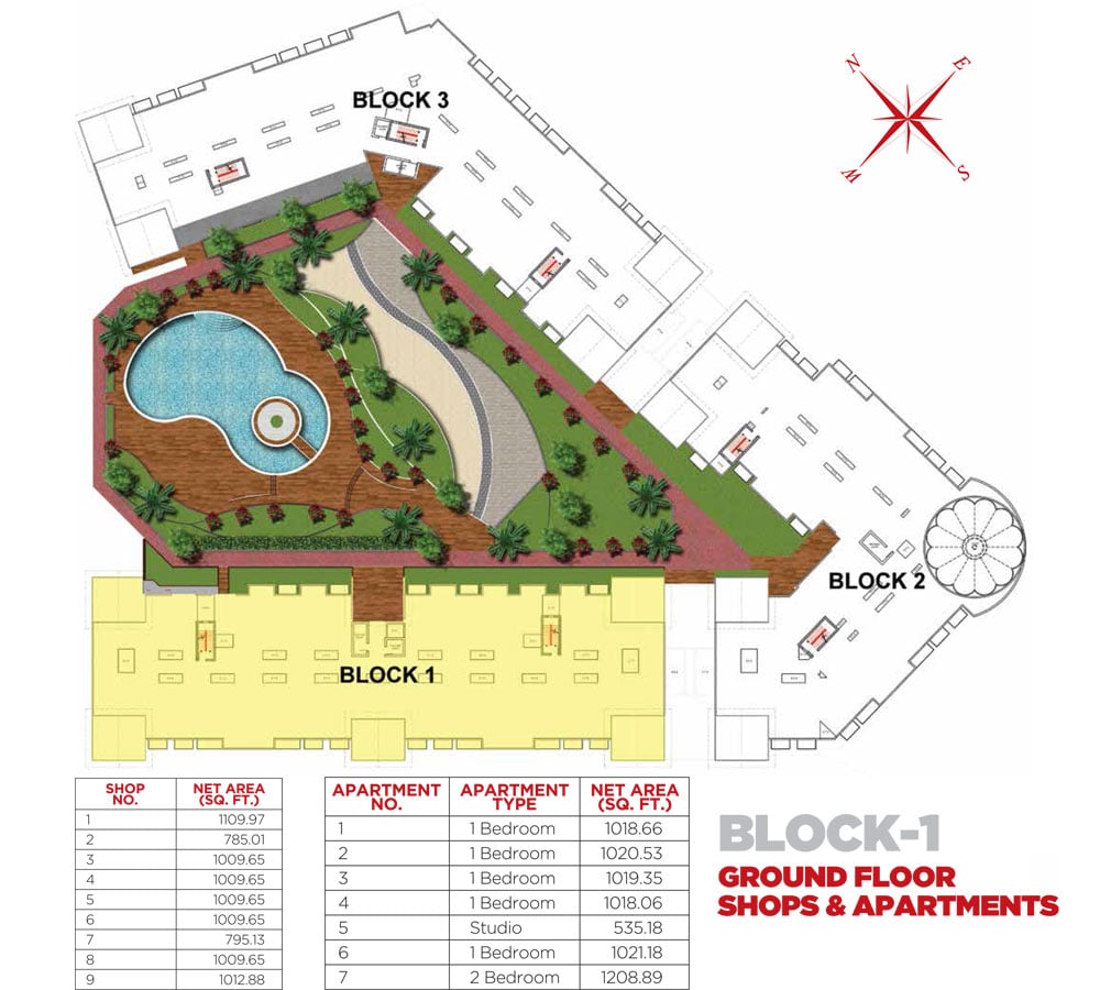 Danube Resortz floor plan 2