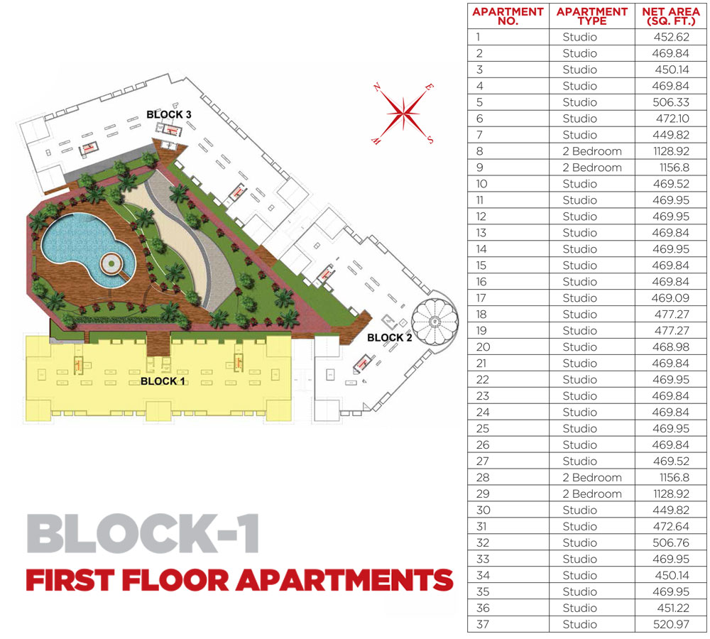 Danube Resortz floor plan 1