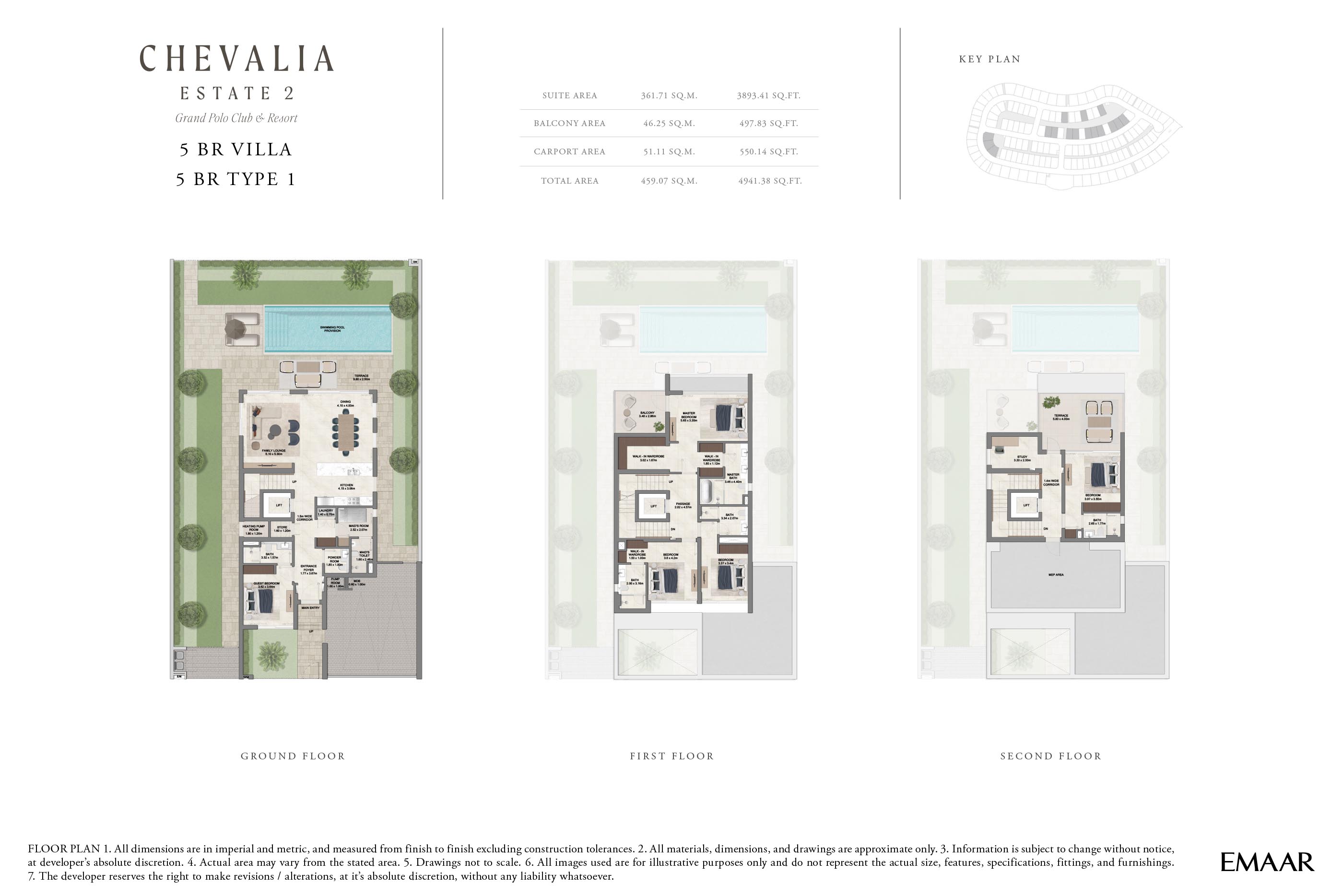 Chevalia Estate 2 at Grand Polo floor plan 2