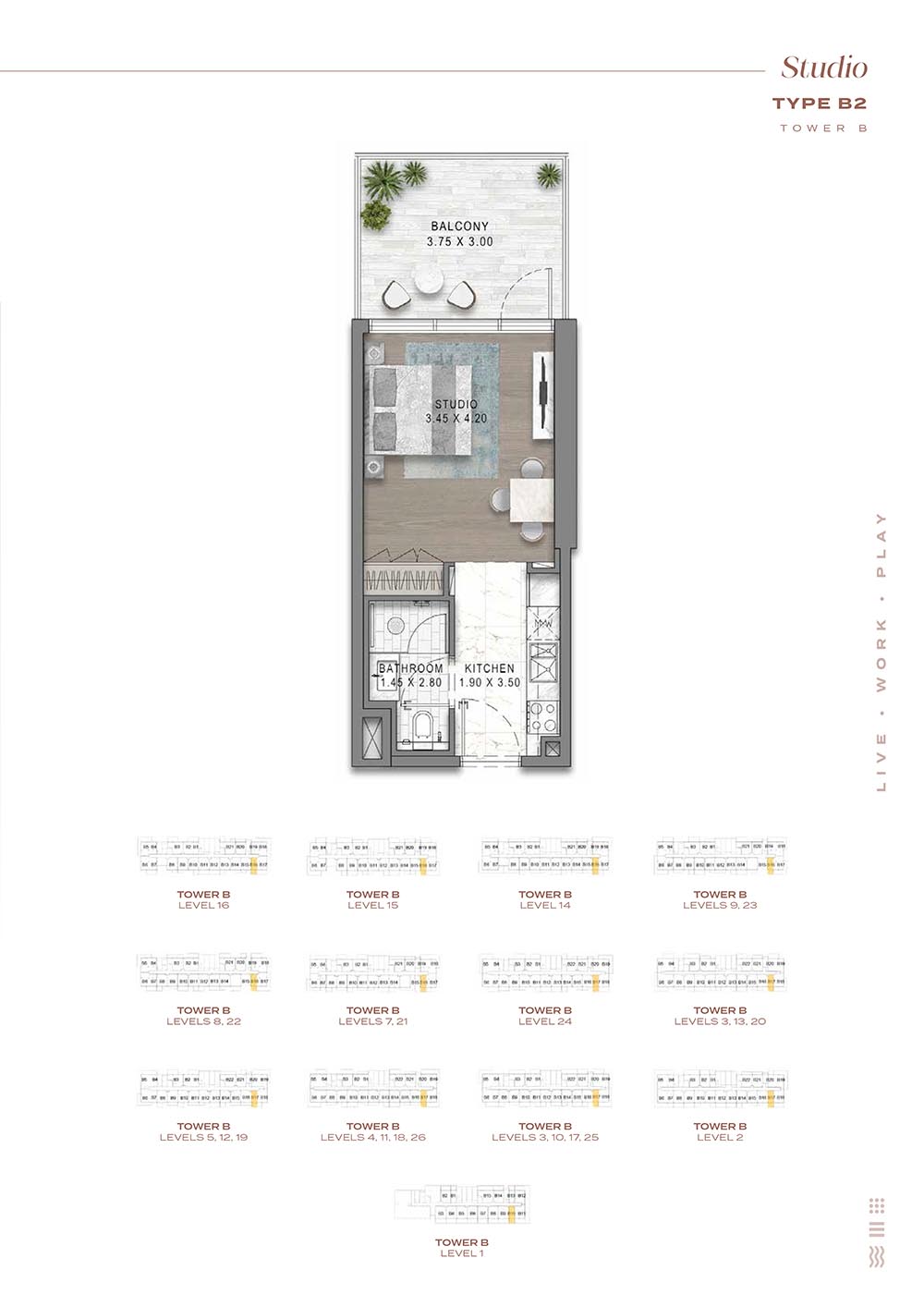 Damac District floor plan 1