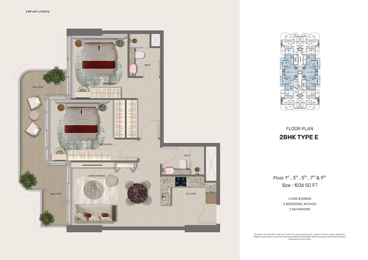 Treppan Serenique Residences floor plan 1