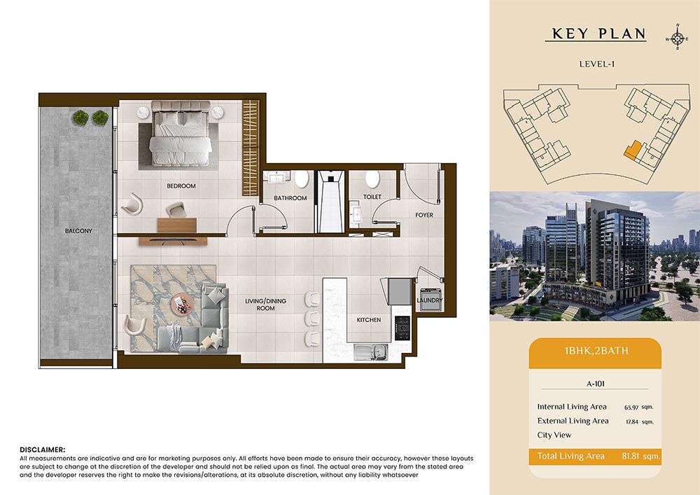 Butterfly Towers at Arjan floor plan 2
