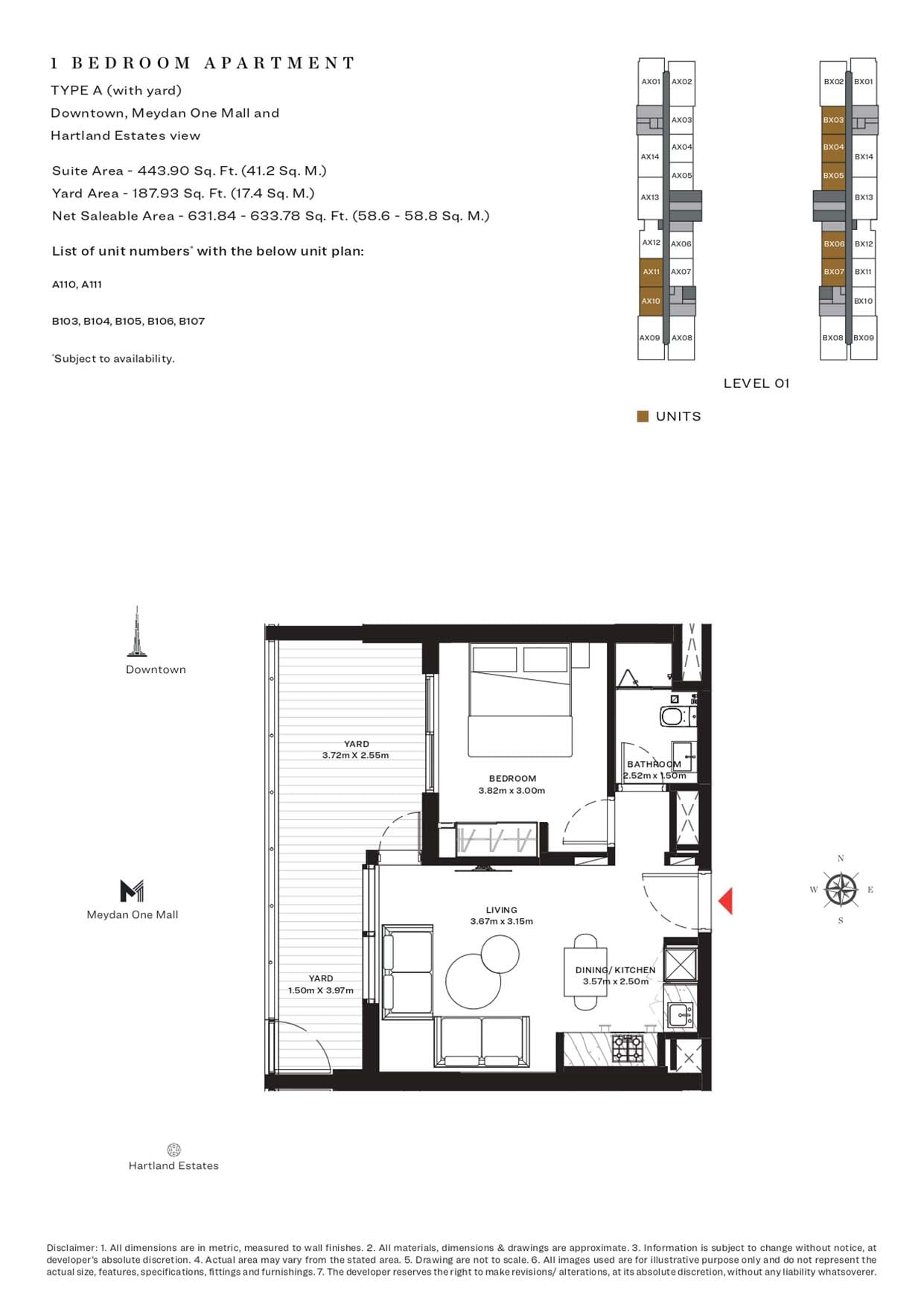 Sobha Creek Vistas floor plan 1