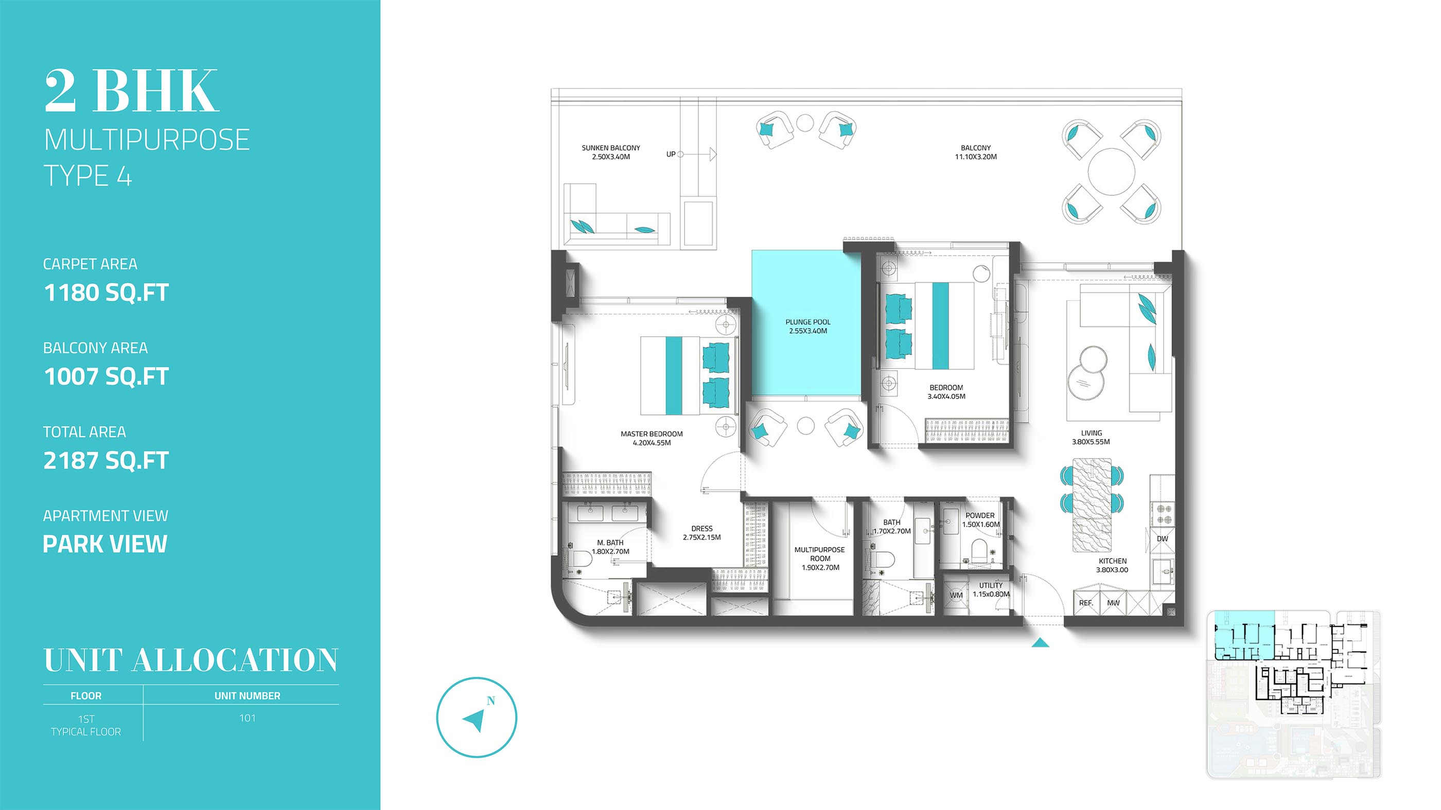 Reef 997 Residences at Dubai Islands floor plan 3
