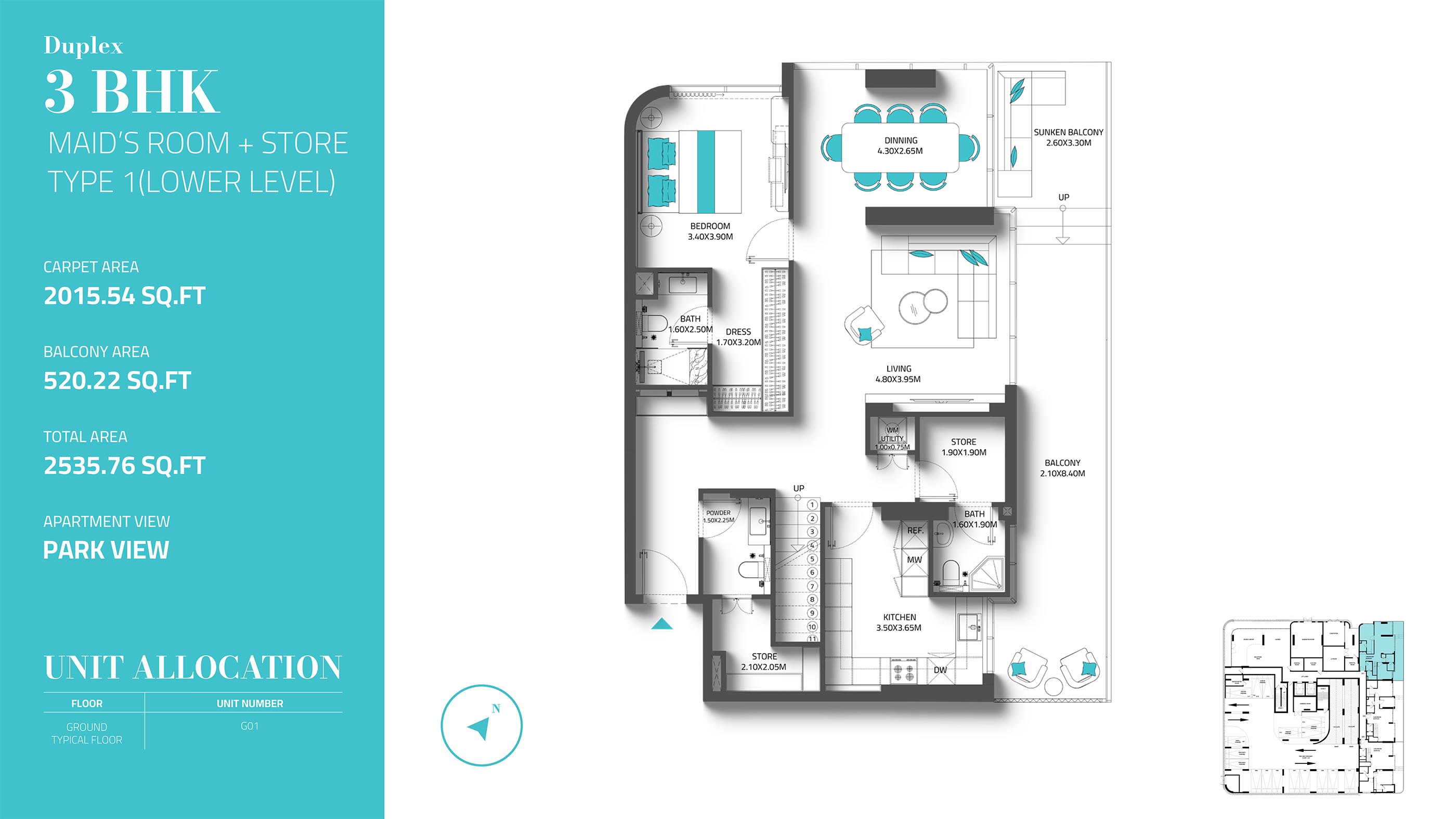Reef 997 Residences at Dubai Islands floor plan 5