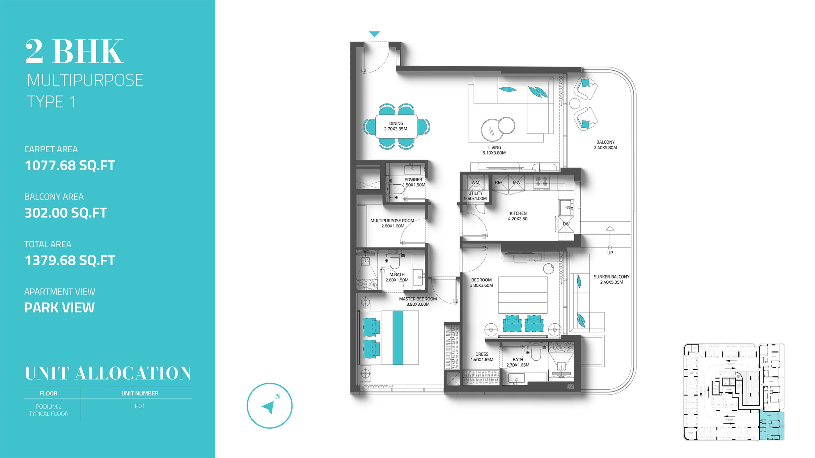 Reef 997 Residences at Dubai Islands floor plan 4