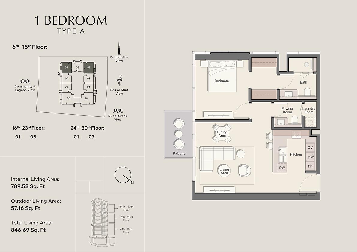 Belmore Residences at MBR City floor plan 1
