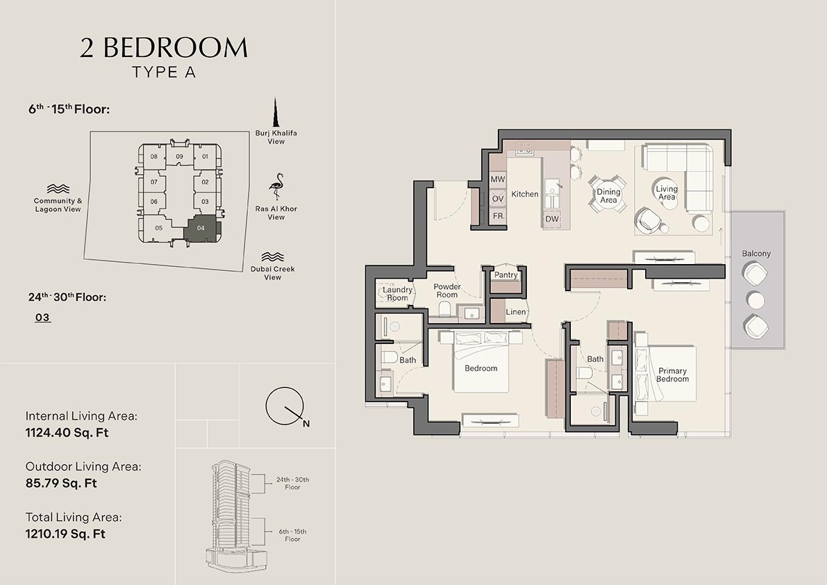 Belmore Residences at MBR City floor plan 3