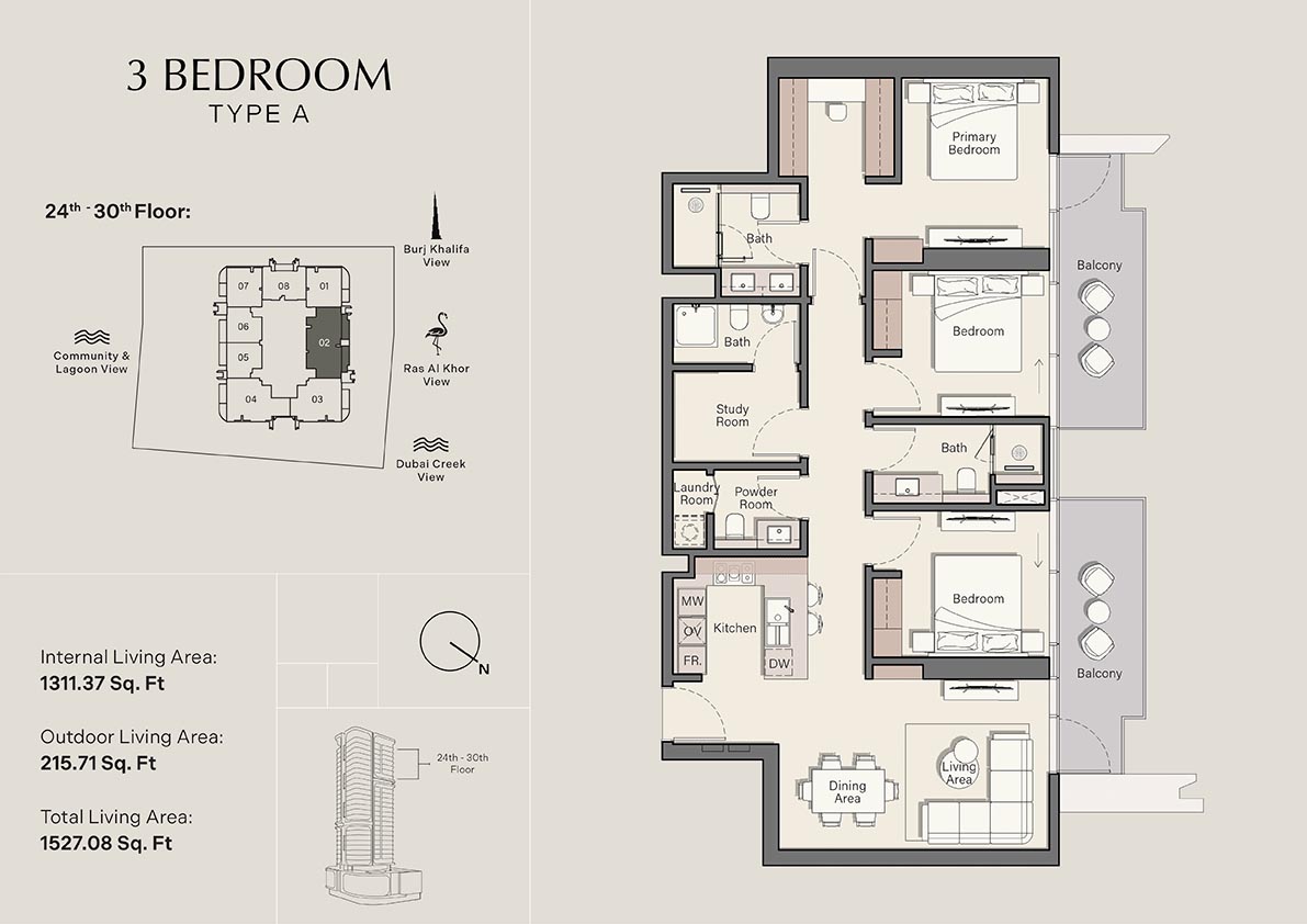 Belmore Residences at MBR City floor plan 4