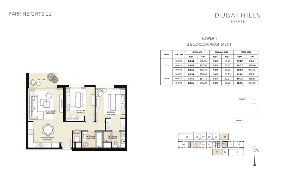 Park Heights 2 floor plan 2