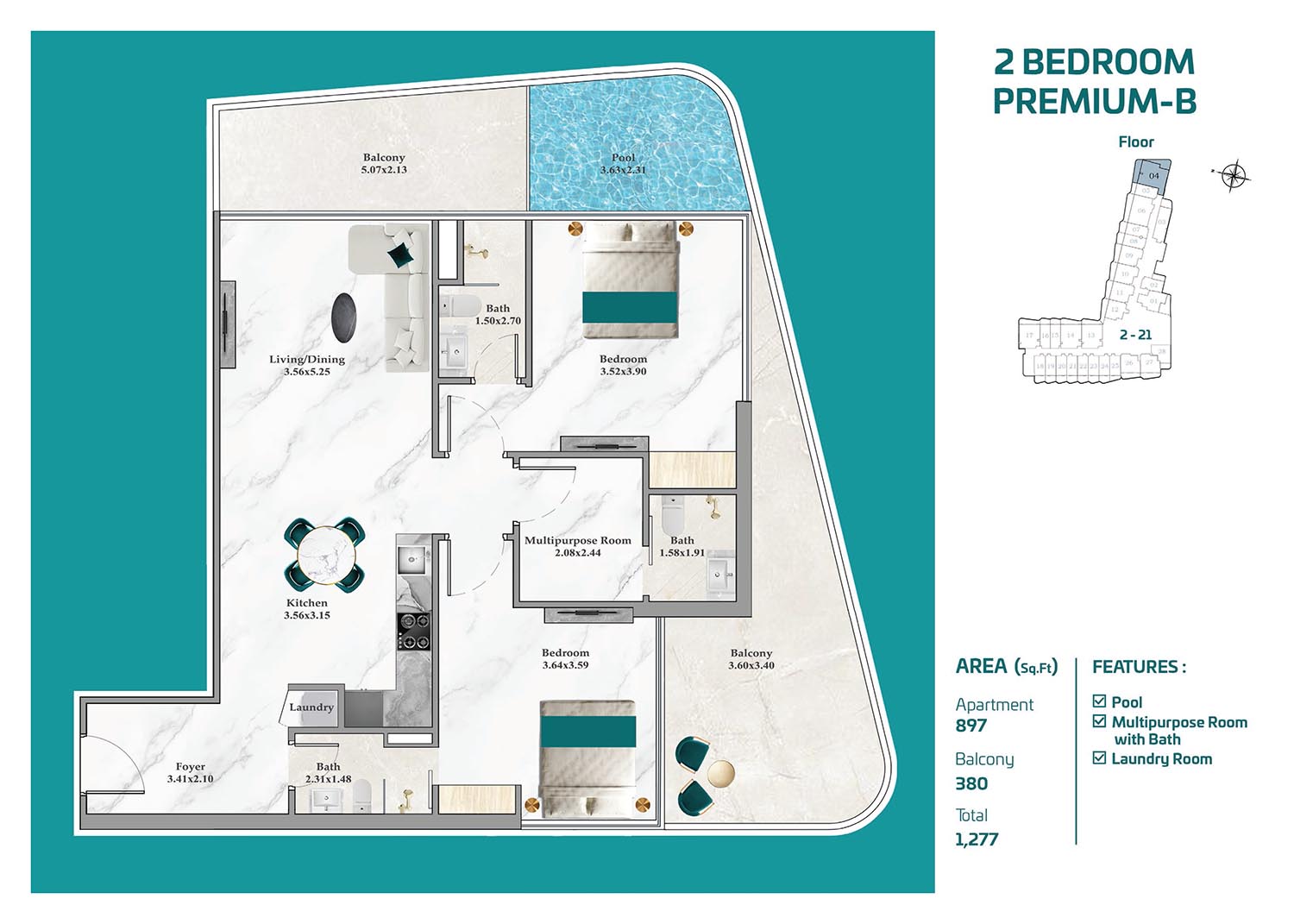 Breez by Danube floor plan 4