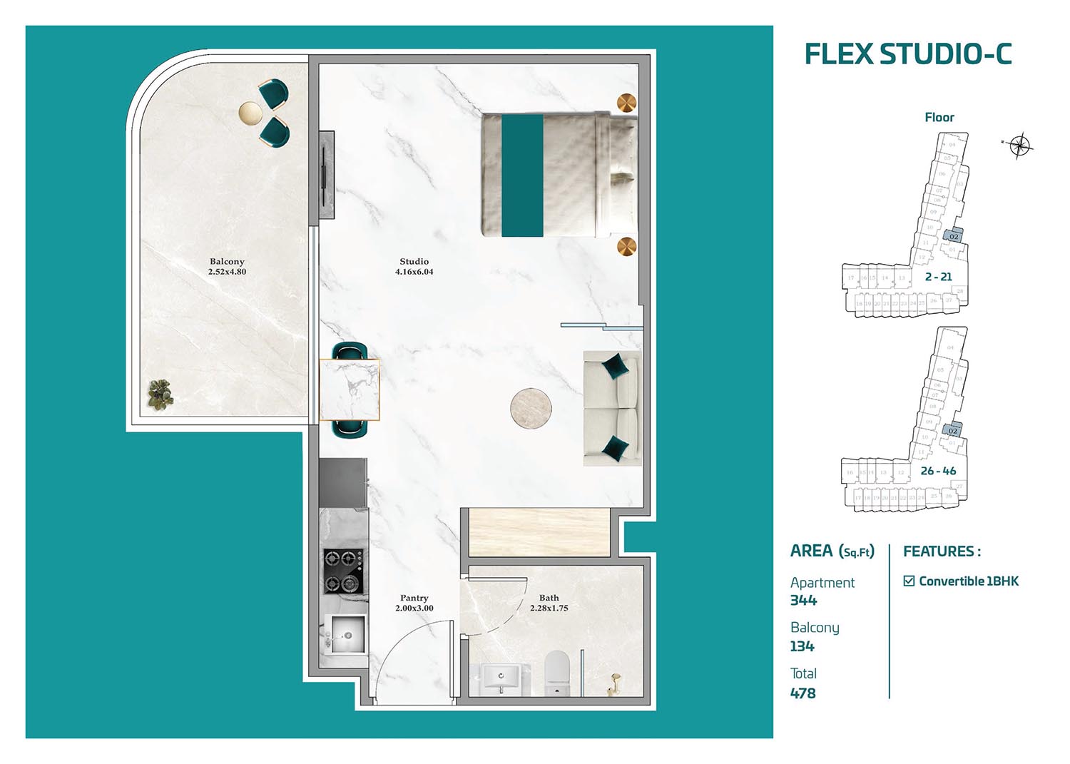 Breez by Danube floor plan 1