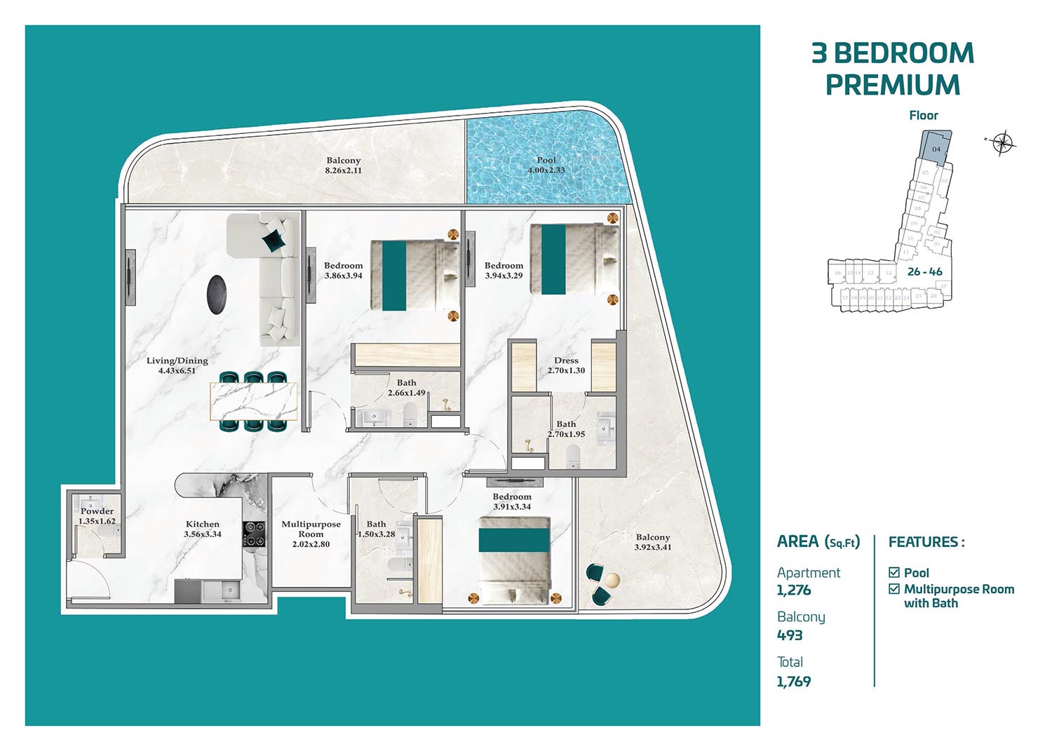 Breez by Danube floor plan 5