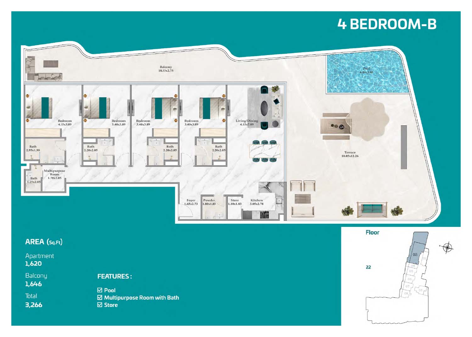 Breez by Danube floor plan 6