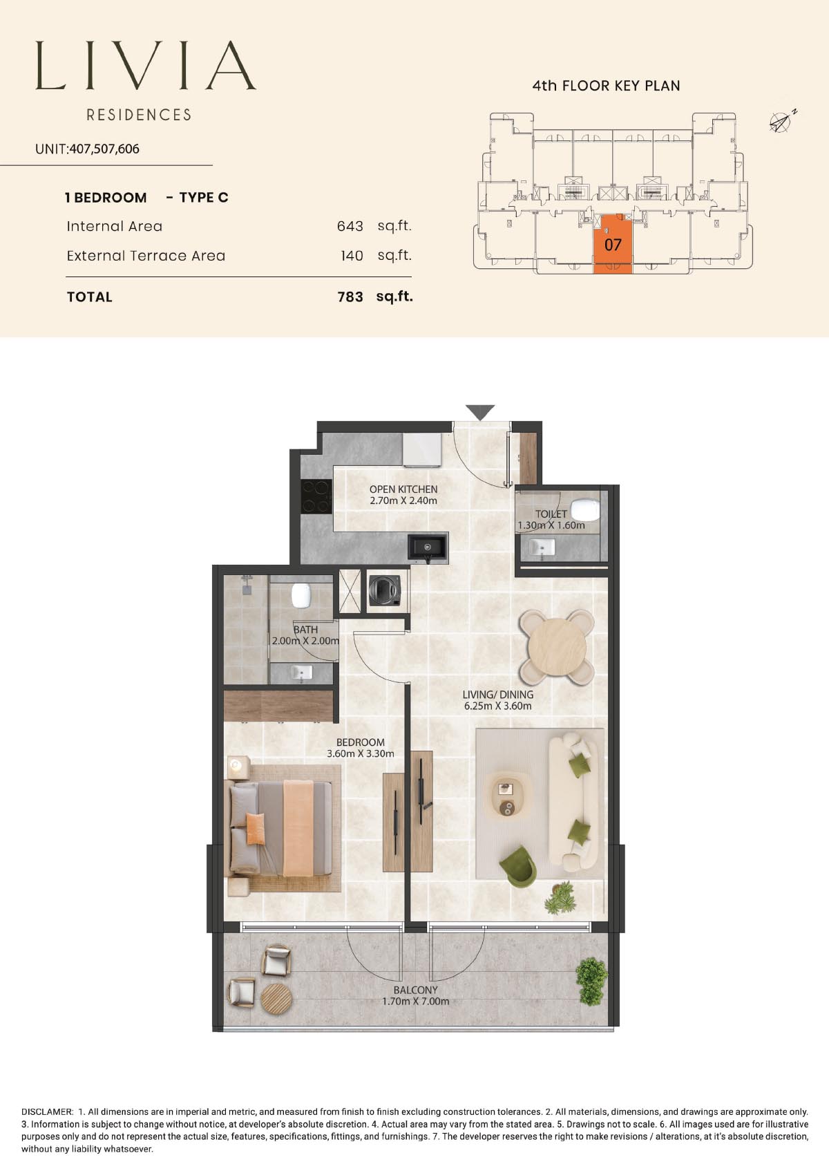 Livia Residences at Dubai South floor plan 2