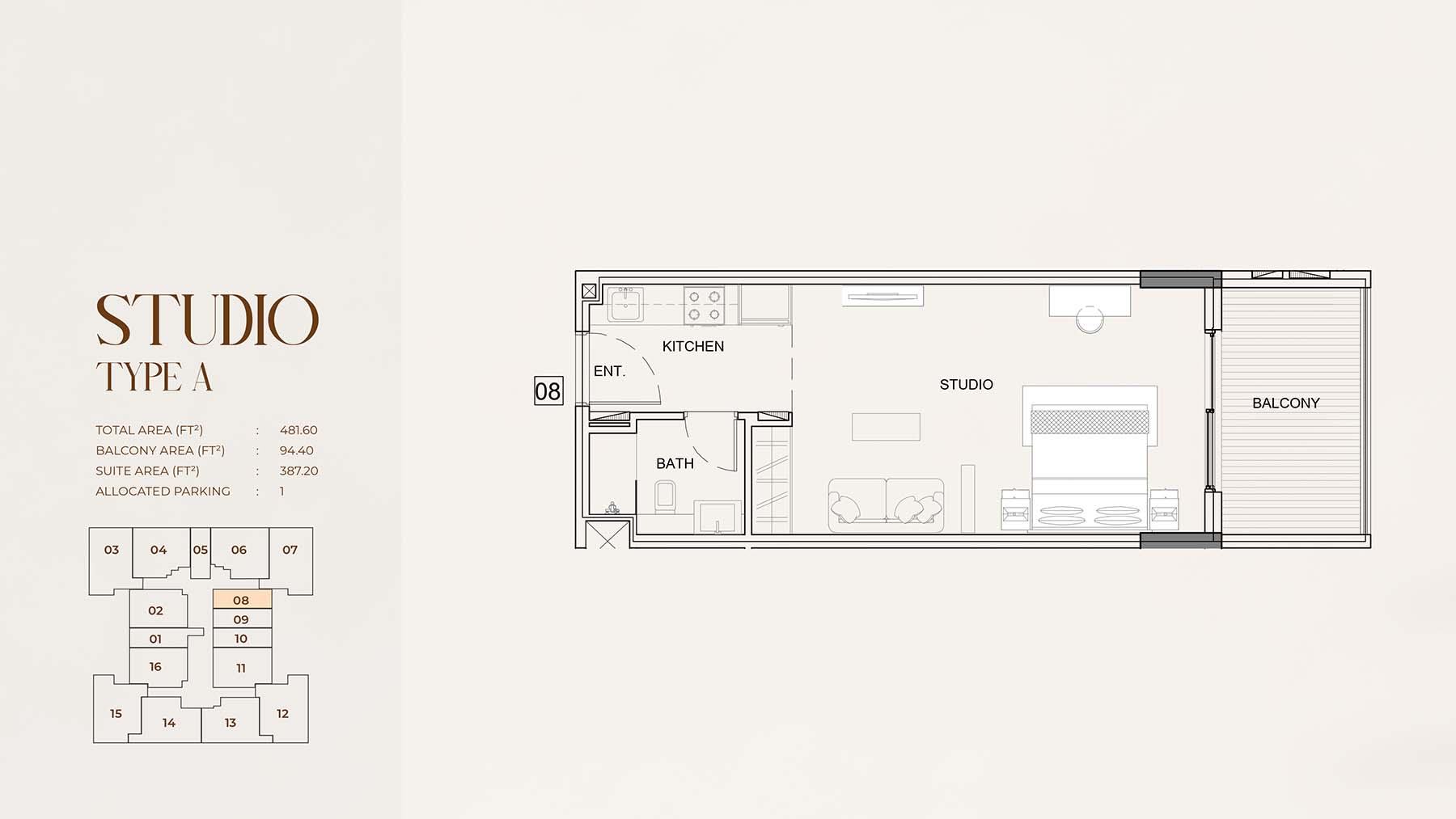 Myra Residences at Dubai South floor plan 1