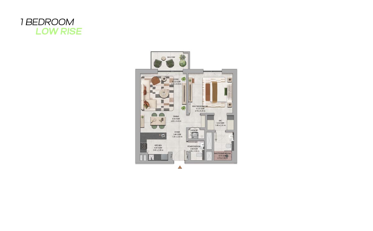 Rise by Athlon 1 Magenta Tower floor plan 1