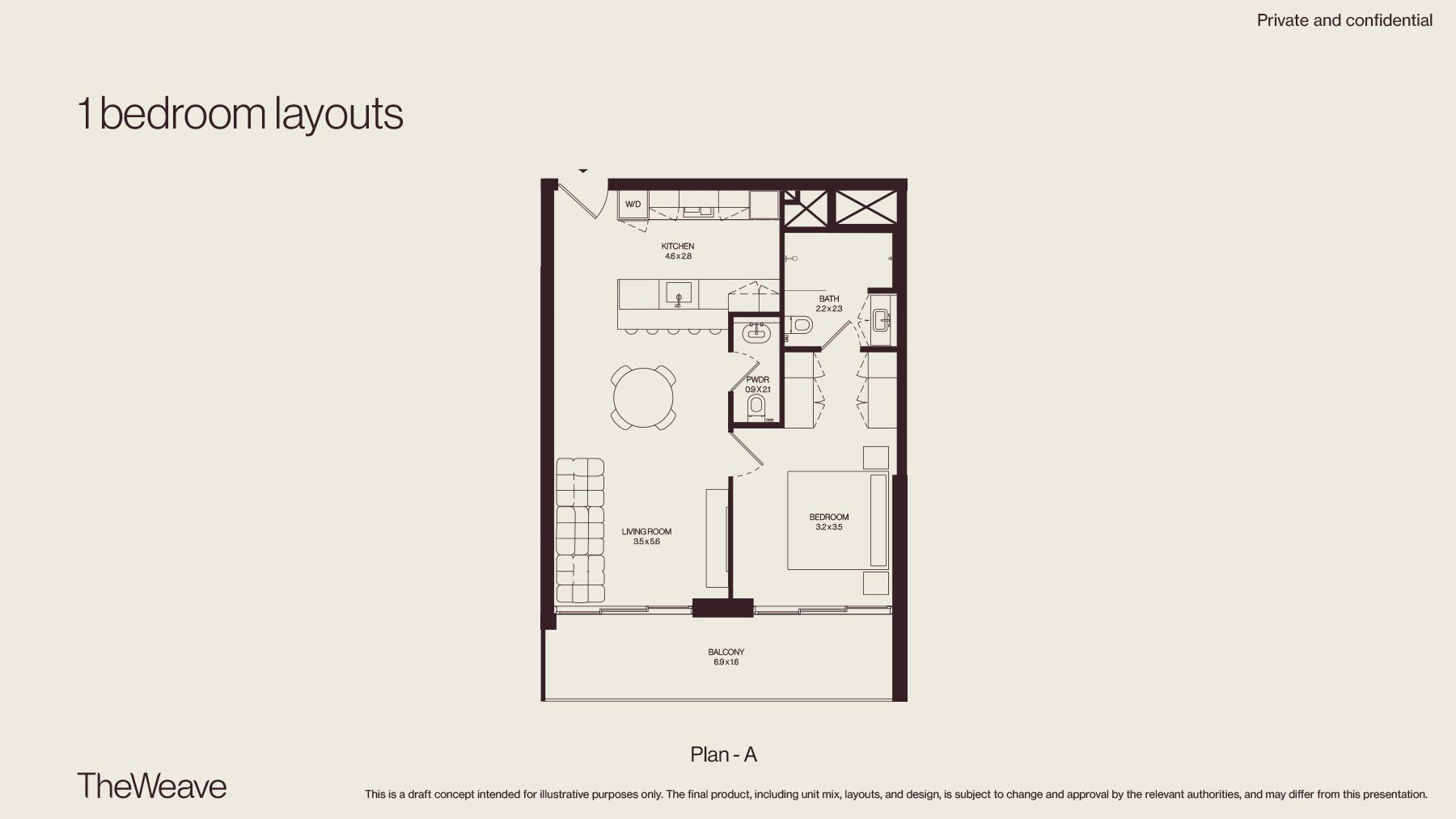 The Weave at JVC floor plan 1