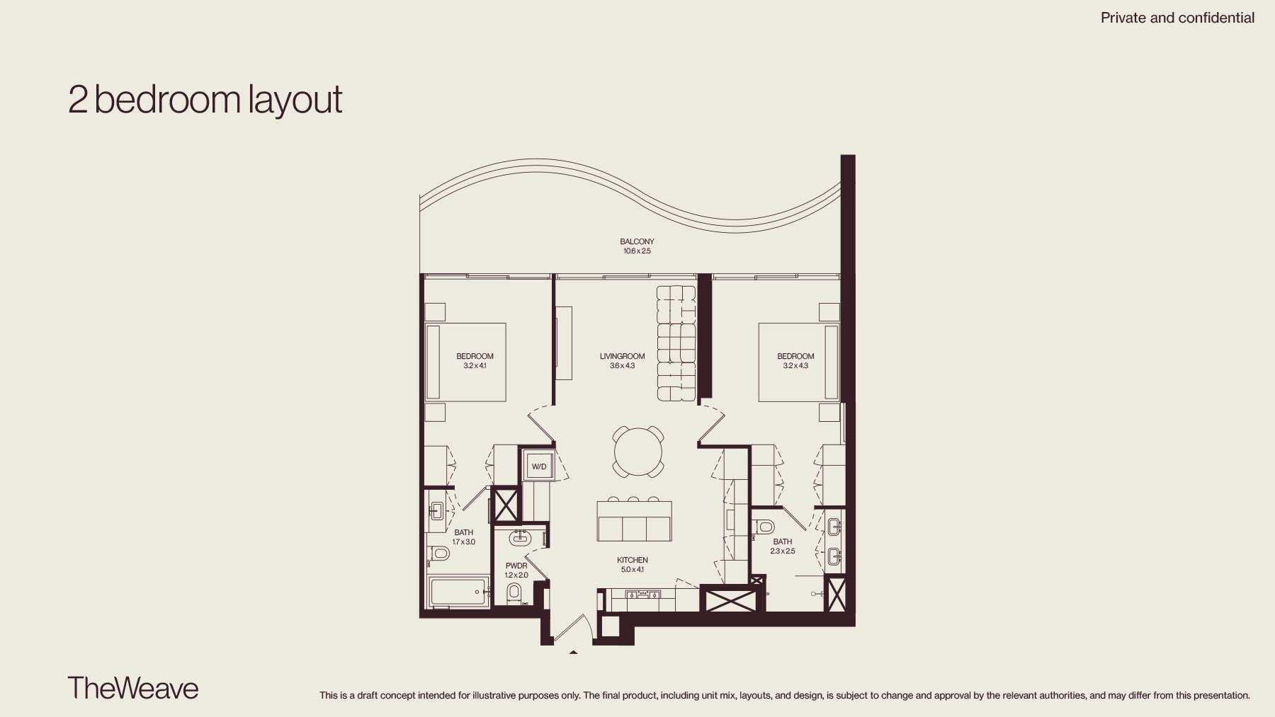 The Weave at JVC floor plan 3