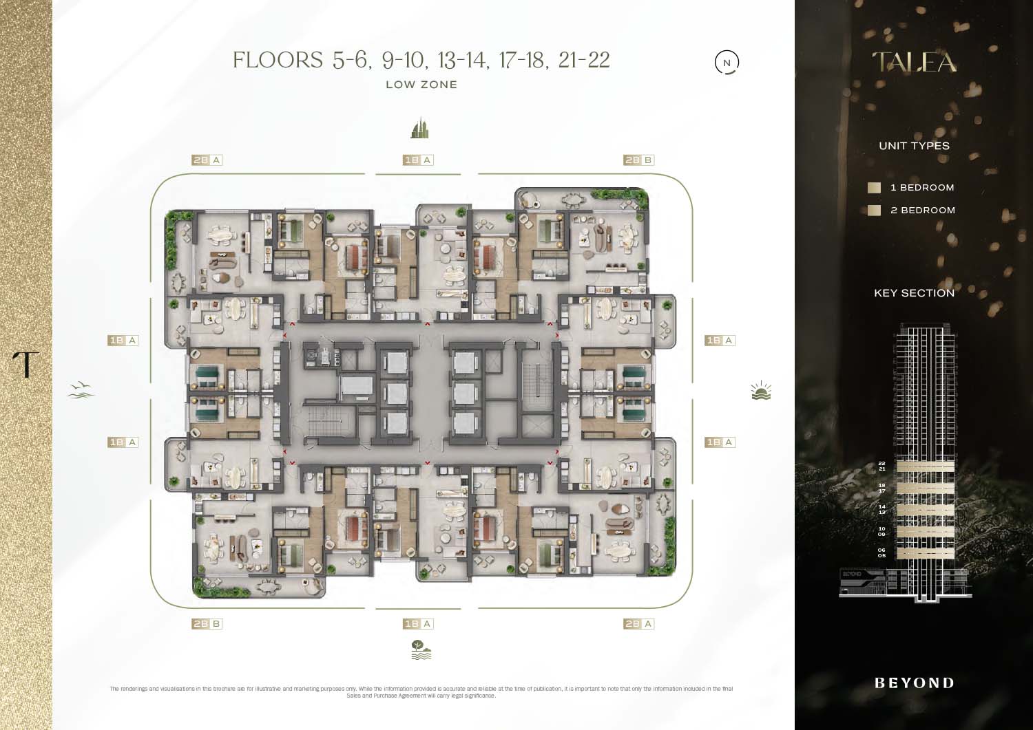 Talea at Dubai Maritime City floor plan 2