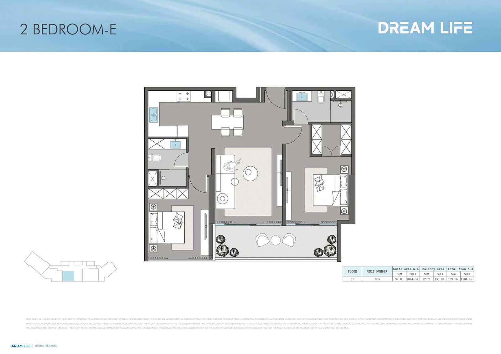 Dreamlife Residences at Dubai Islands floor plan 2