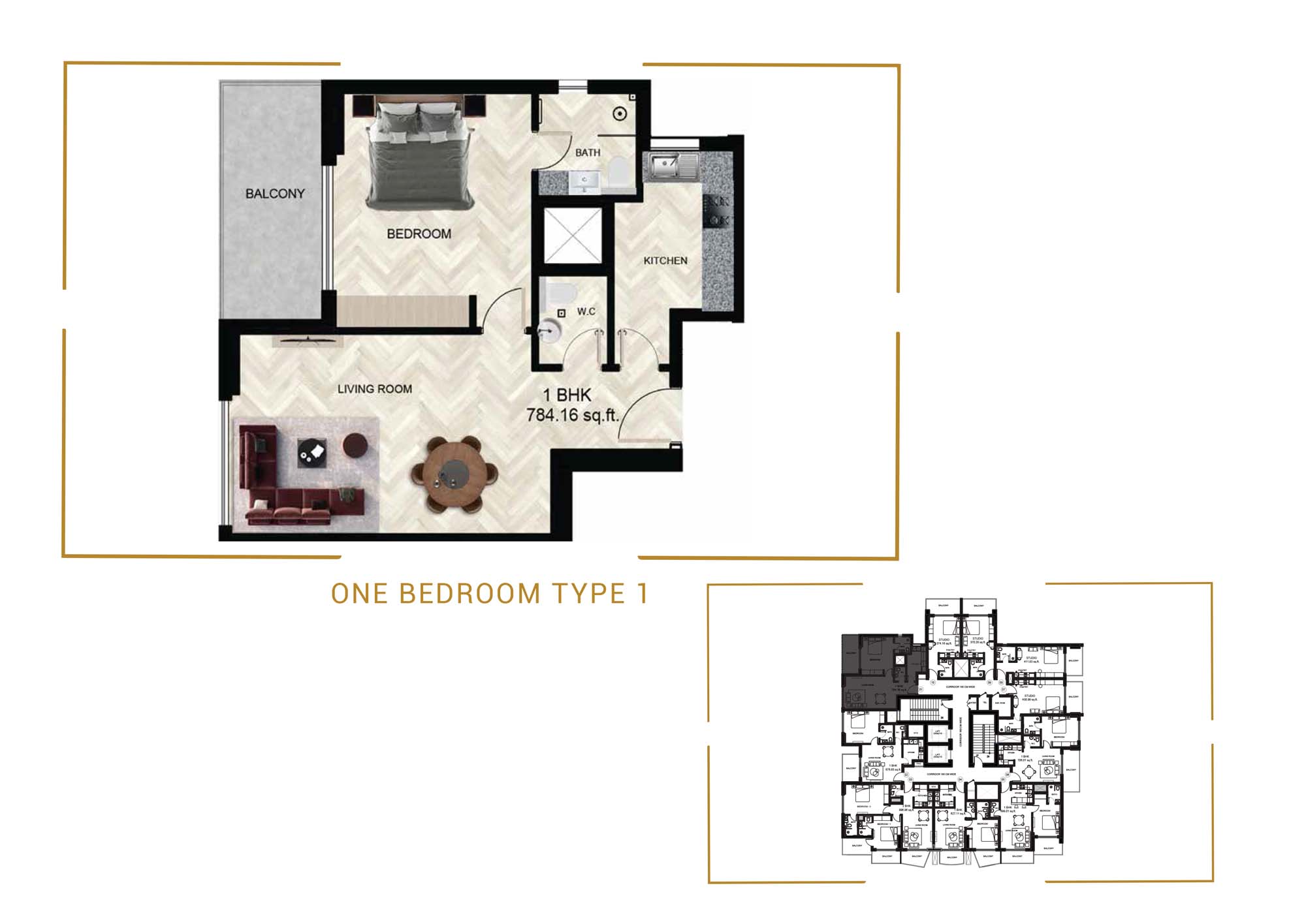 Empire Residence at JVC floor plan 2