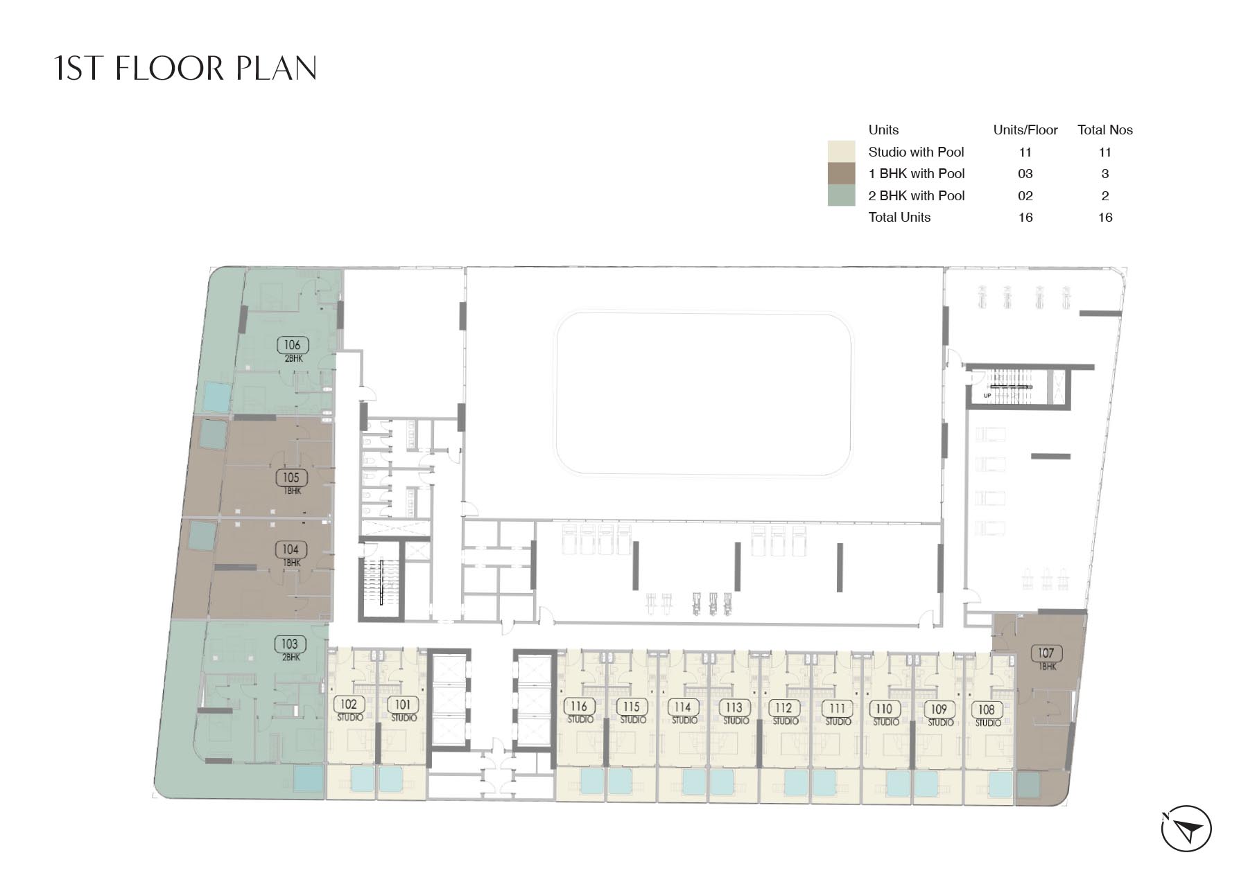 Samana Sky Views floor plan 3