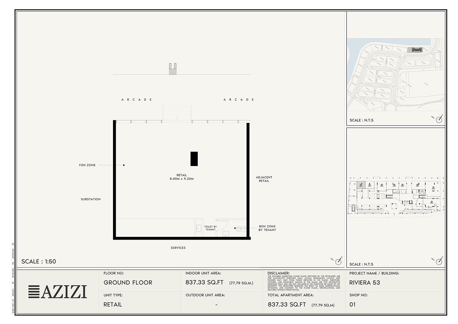 Azizi Riviera 53 floor plan 6
