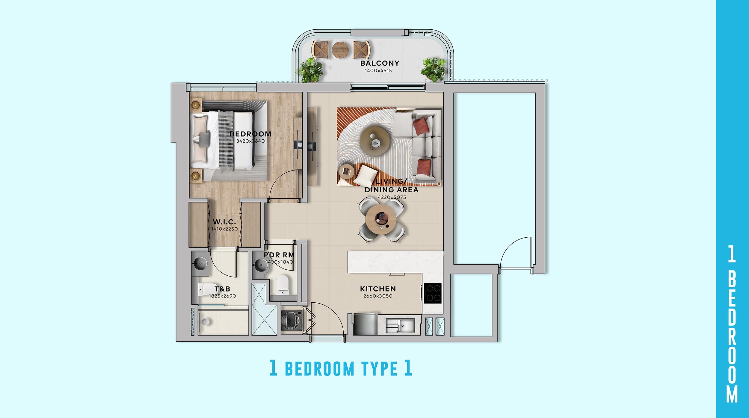 Yas Living by Aldar floor plan 2