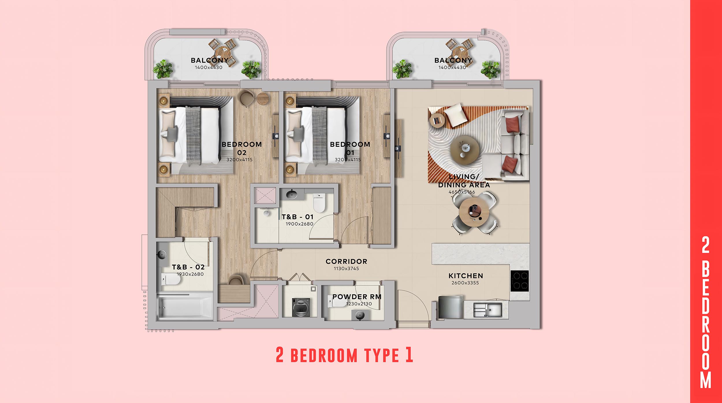 Yas Living by Aldar floor plan 4