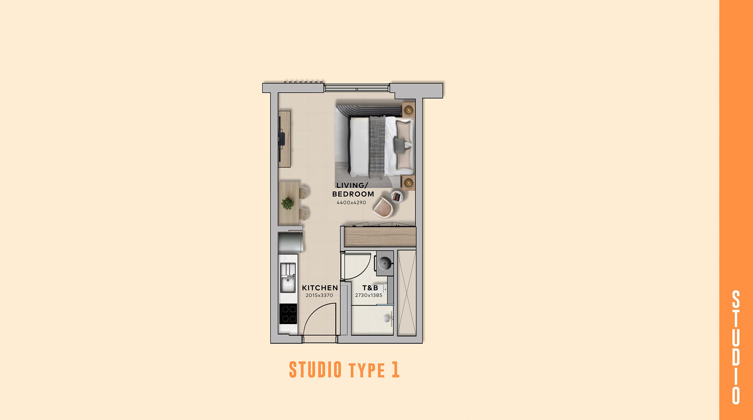 Yas Living by Aldar floor plan 1