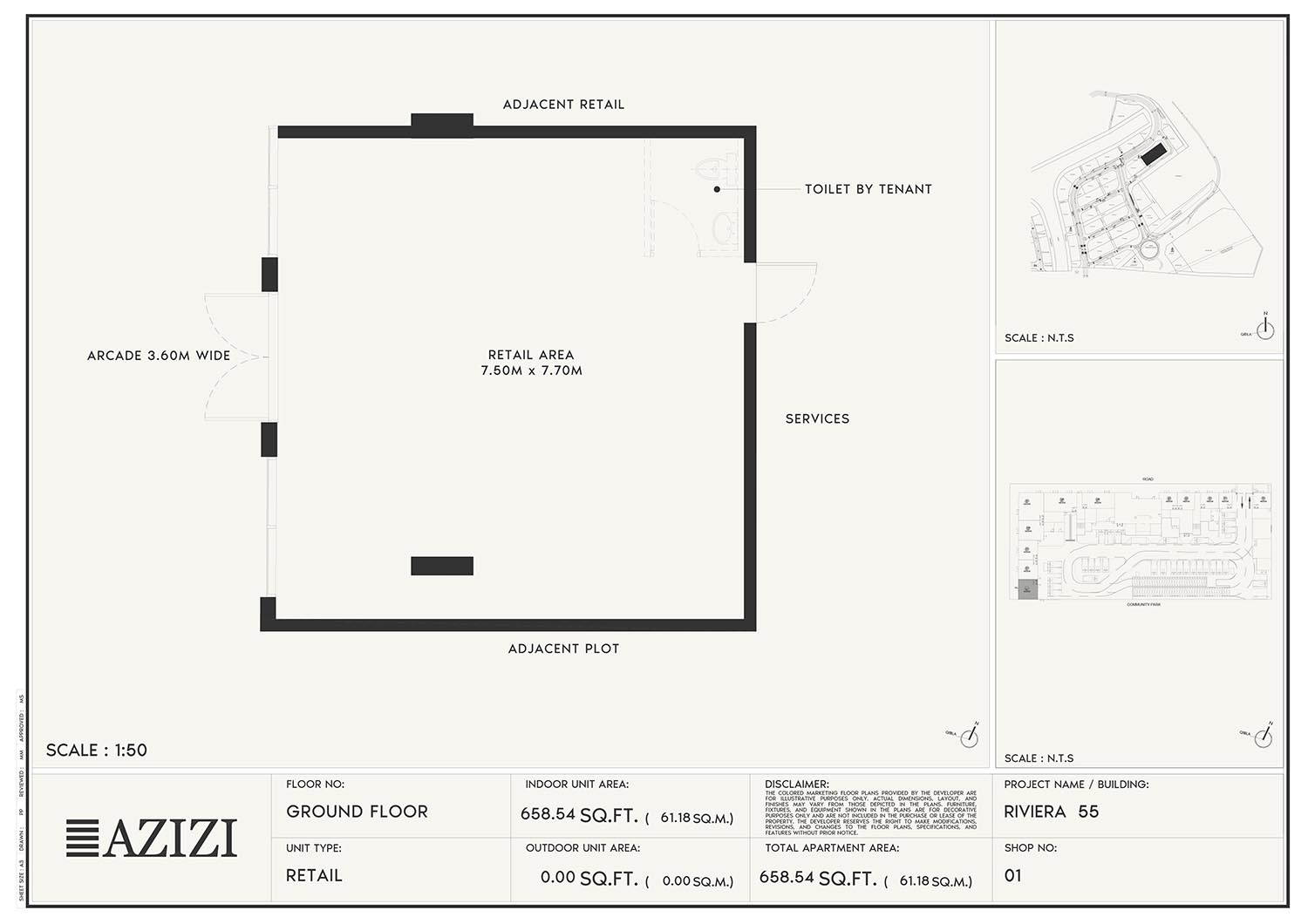 Azizi Riviera 55 floor plan 6