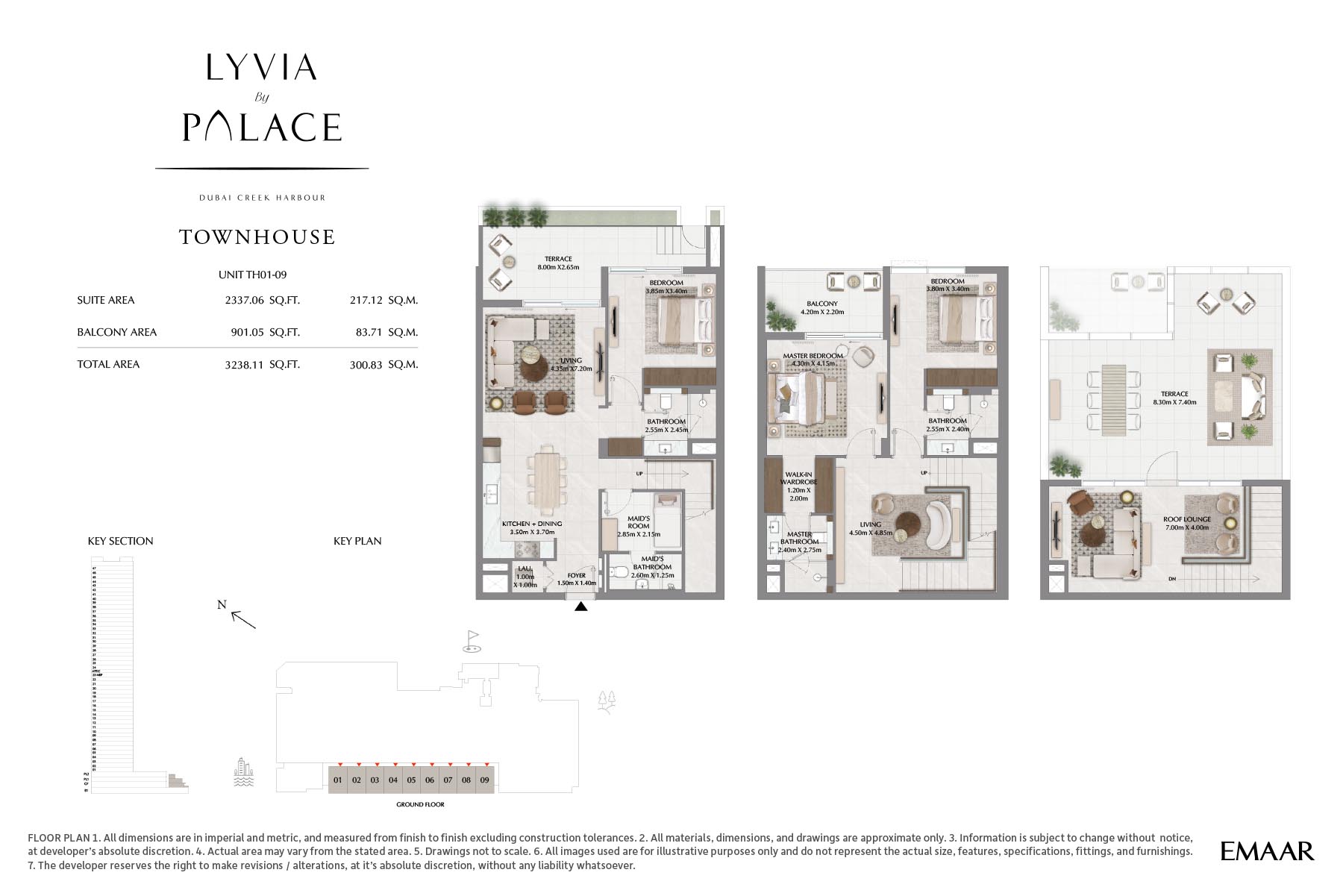 Lyvia by Palace at Dubai Creek Harbour floor plan 4
