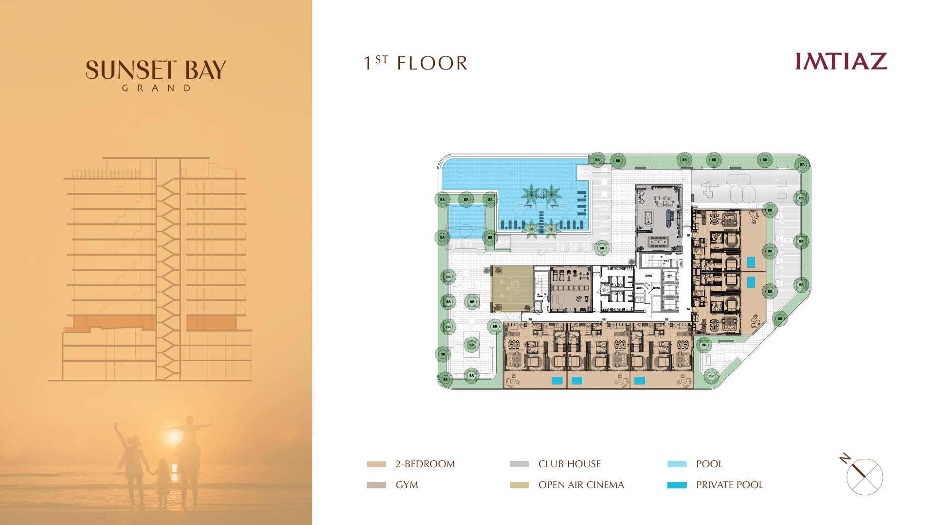Sunset Bay Grand by Imtiaz floor plan 1
