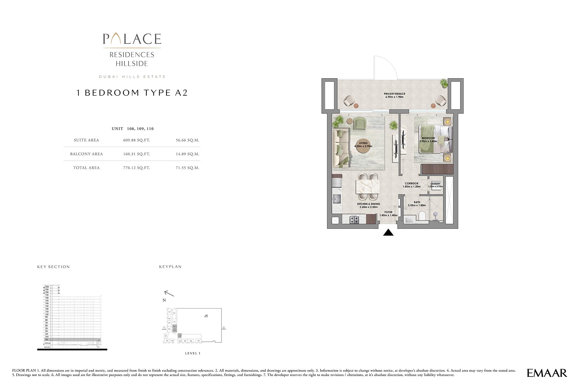 Palace Residences Hillside A floor plan 1