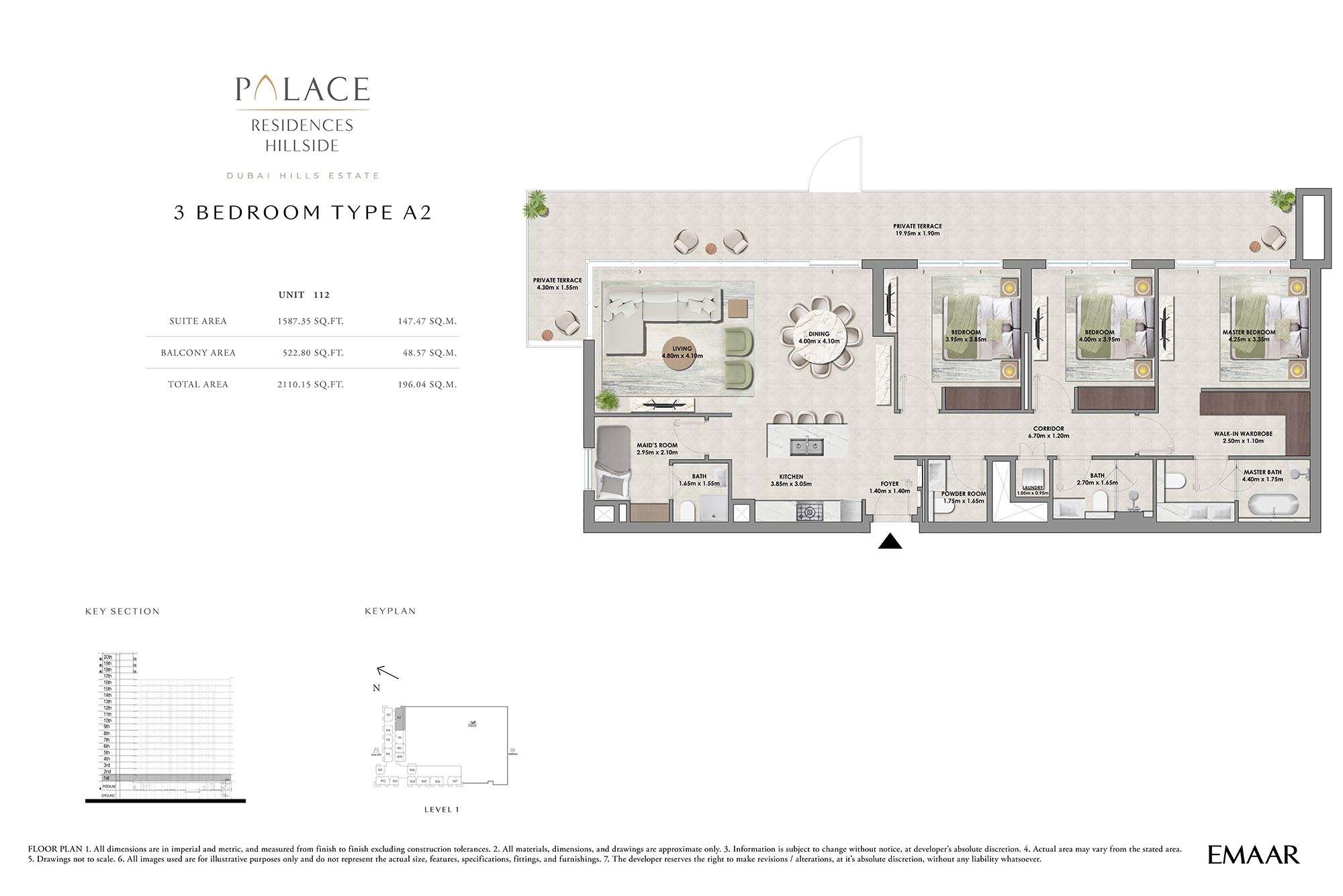 Palace Residences Hillside A floor plan 3